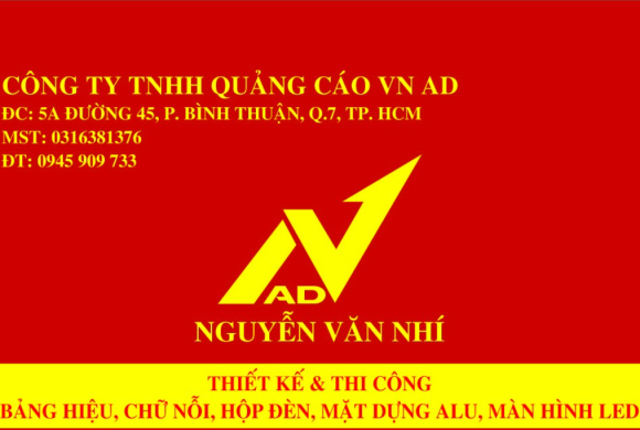 Thiết kế và thi công quảng cáo