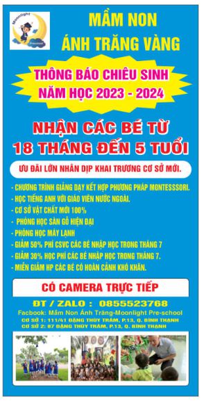 Top 3 Trường Mầm Non Tốt, Uy Tín Nhất Tại Bình Tân Được Phụ Huynh Tin Tưởng
