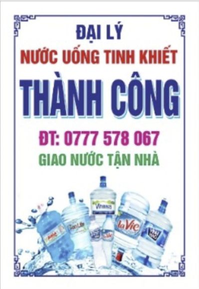 nước đóng chai