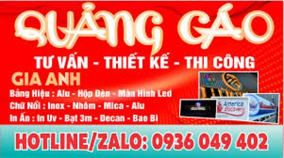 Thiết kế và thi công quảng cáo