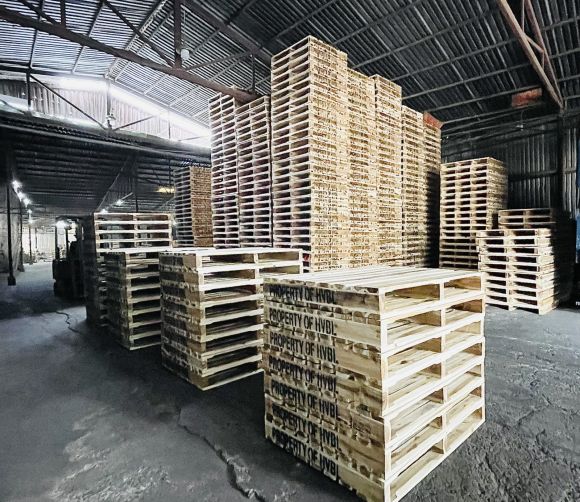 Sản xuất giấy, pallet