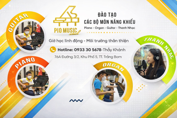 Nhạc cụ - Nhạc sống - Khoá học âm nhạc