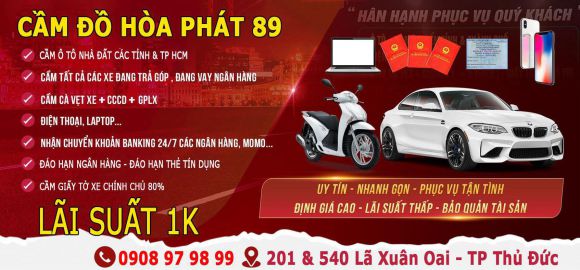 Top 3 Tiệm Cầm Đồ Uy Tín Tại Bình Thạnh Được Nhiều Khách Hàng Tin Chọn