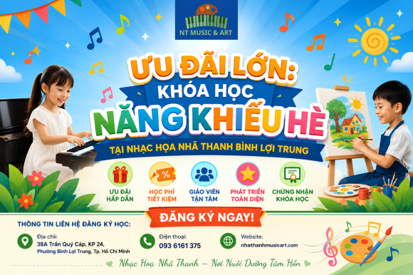 Nhạc cụ - Nhạc sống - Khoá học âm nhạc