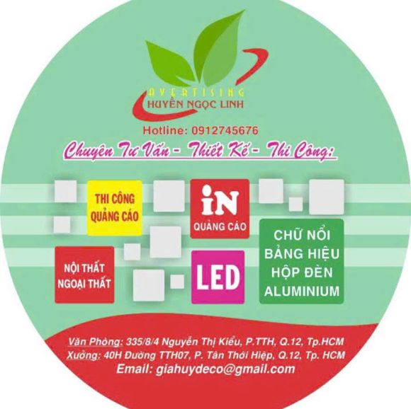 Thiết kế và thi công quảng cáo