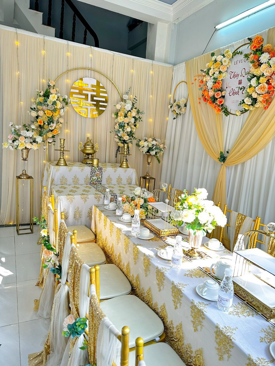 Dịch vụ cưới hỏi HCM || trang trí gia tiên