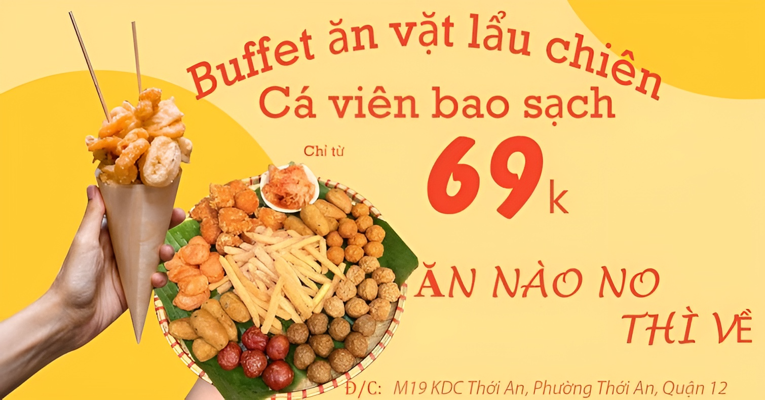Khám phá Vị Trí Ăn Uống Hấp Dẫn tại M18 KDC Thới An: Buffet 69k Đồ Chiên và Lẩu Cá