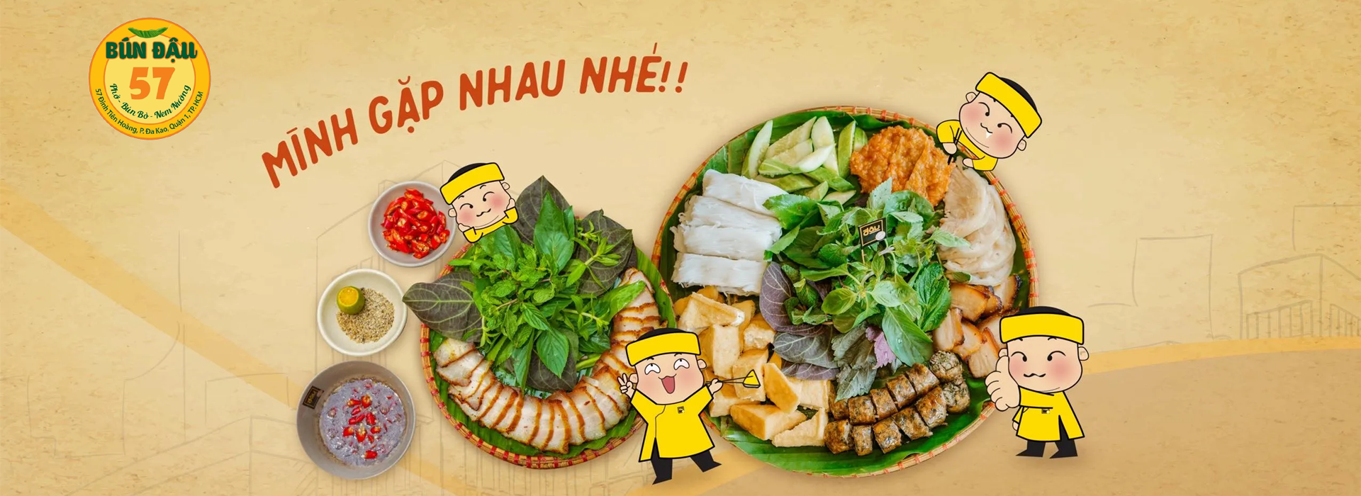 Bún đậu 3A - Đắm mình trong hương vị Hà Nội giữa lòng Sài Gòn