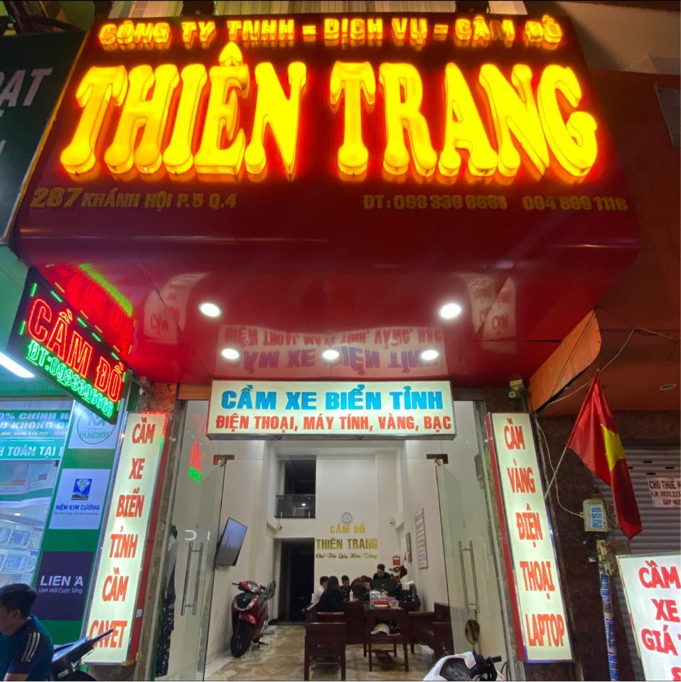 Cầm Đồ Thiên Trang – Địa chỉ cầm đồ uy tín, lãi thấp nhất tại Quận 4