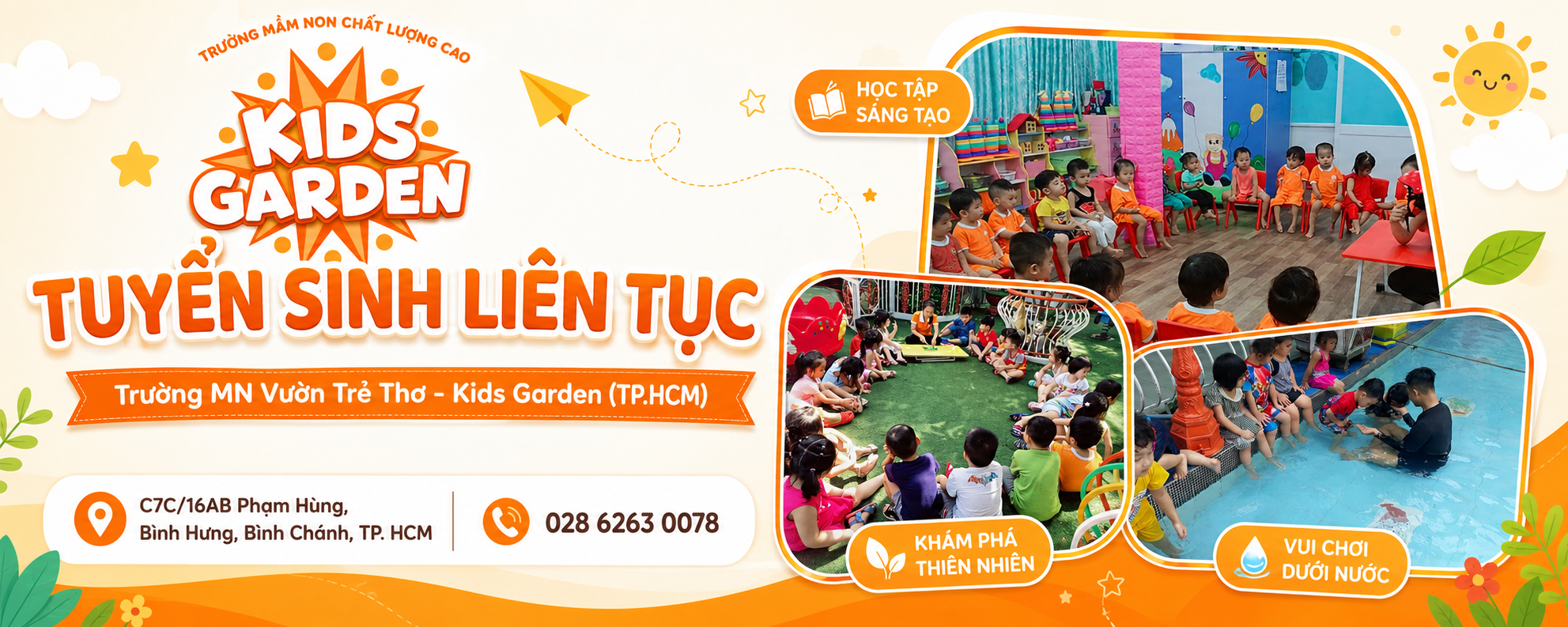 Top 3 trường mầm non đáng tham khảo cho bé tại khu vực Bình Hưng, Bình Chánh