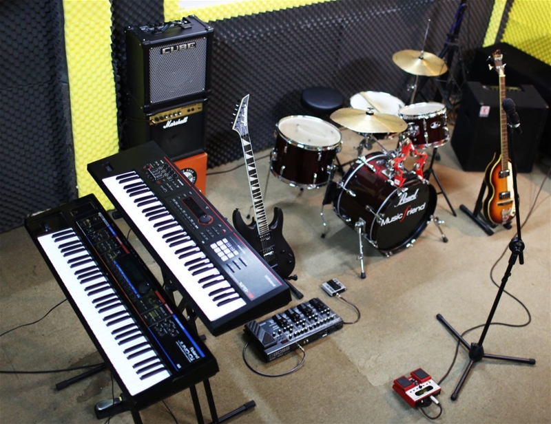 Phòng tập nhạc chuyên nghiệp, giá rẻ TP.HCM