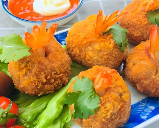 TÔM BÁCH HOA