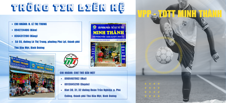 Top 3 Văn Phòng Phẩm Thể Dục Thể Thao uy tín chất lượng tại Bình Dương.