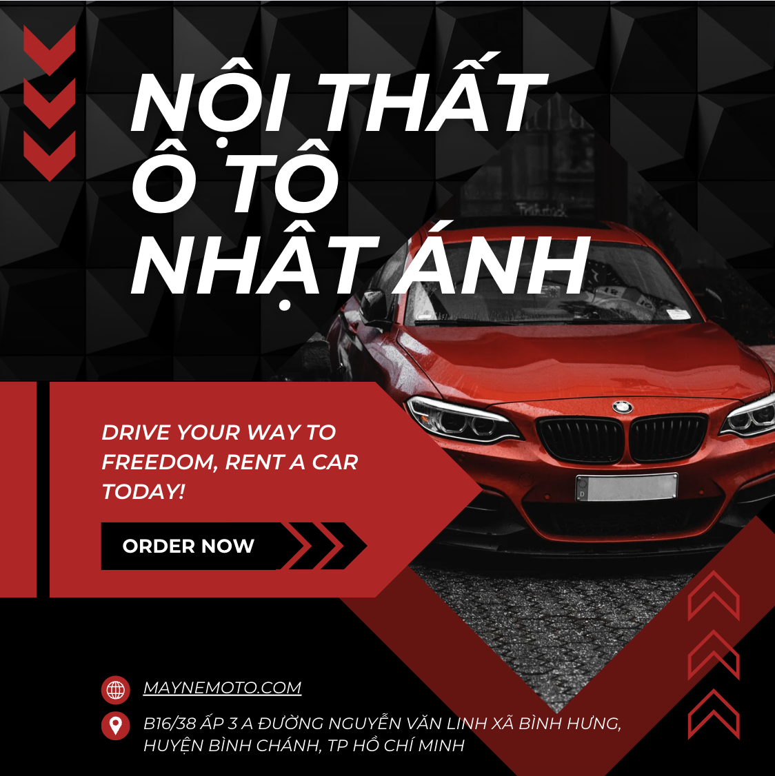 Dịch vụ May Nệm Ô Tô Tốt Nhất tại Sài Gòn - Nội Thất Ô Tô Nhật Ánh