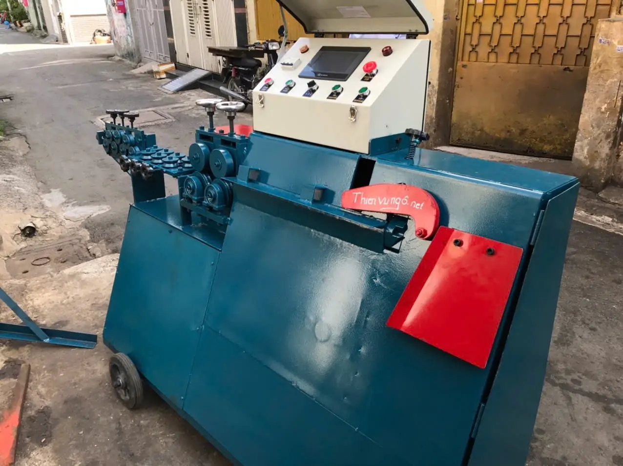 Máy Duỗi Cắt Sắt Tự Động GT4-12 - Công ty Máy Xây Dựng Thiên Vũ Ngô