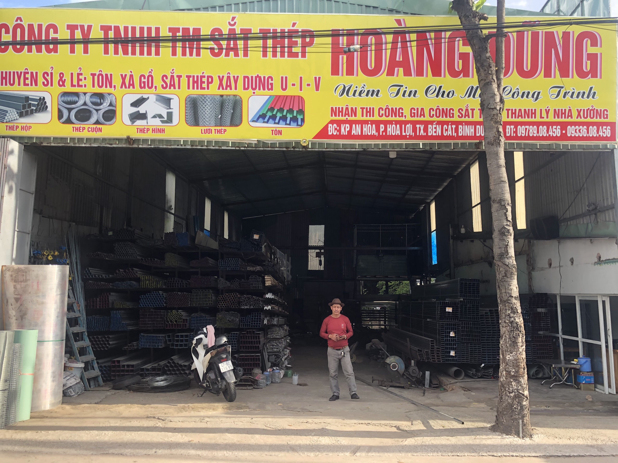 Top 3 cửa hàng sắt thép uy tín, chất lượng tại Bến Cát, Bình Dương