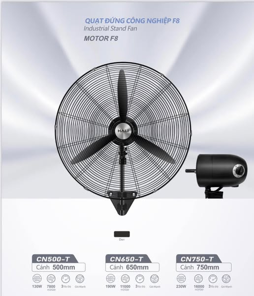 Top 3 đơn vị chuyên quạt công nghiệp Hali chất lượng tại quận 8