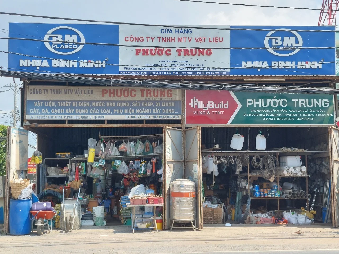 Top 3 cửa hàng vật liệu xây dựng uy tín nhất tại Thủ Đức