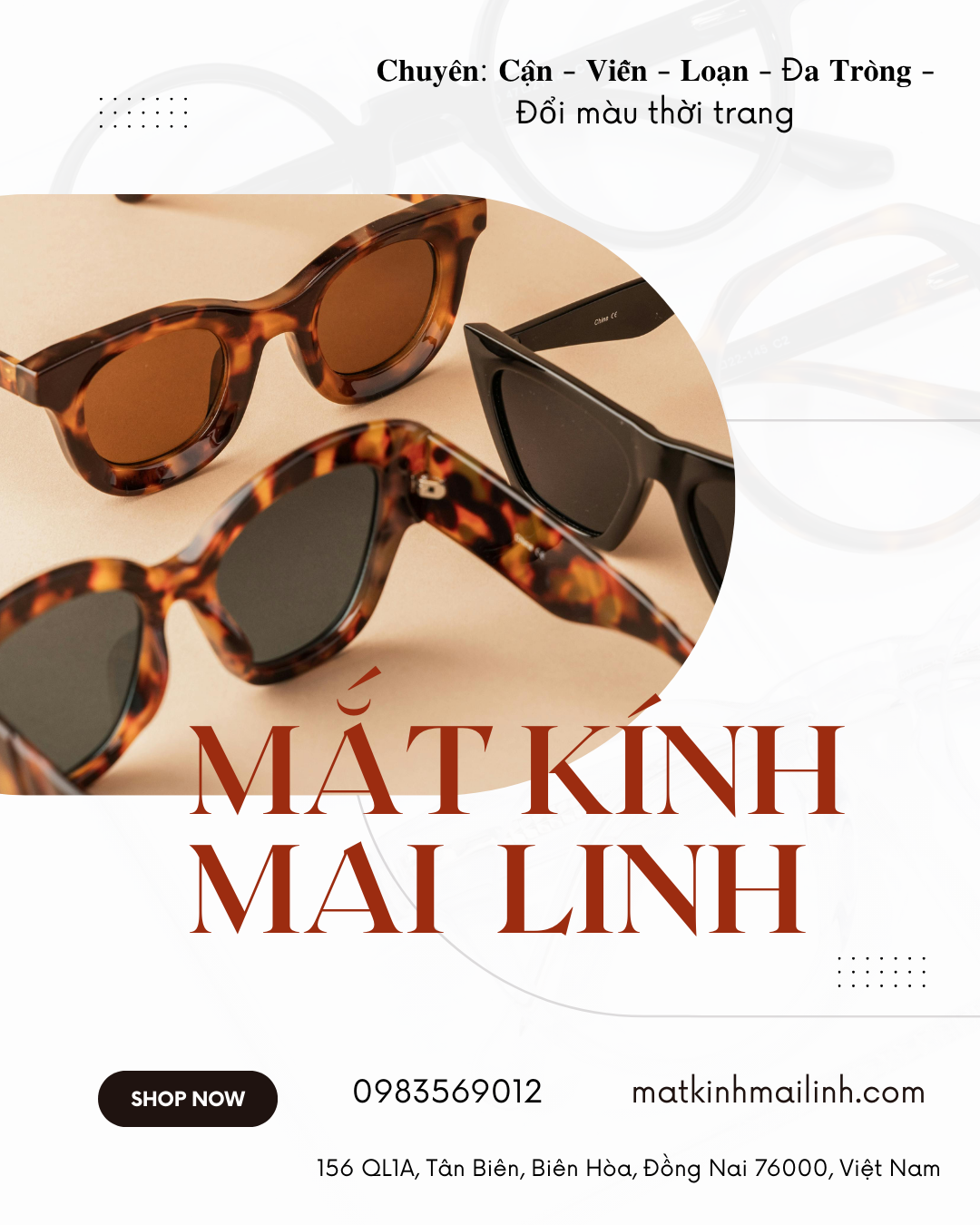 Top 3 Cửa Hàng Mắt Kính Uy Tín, Giá Rẻ Ở Biên Hòa