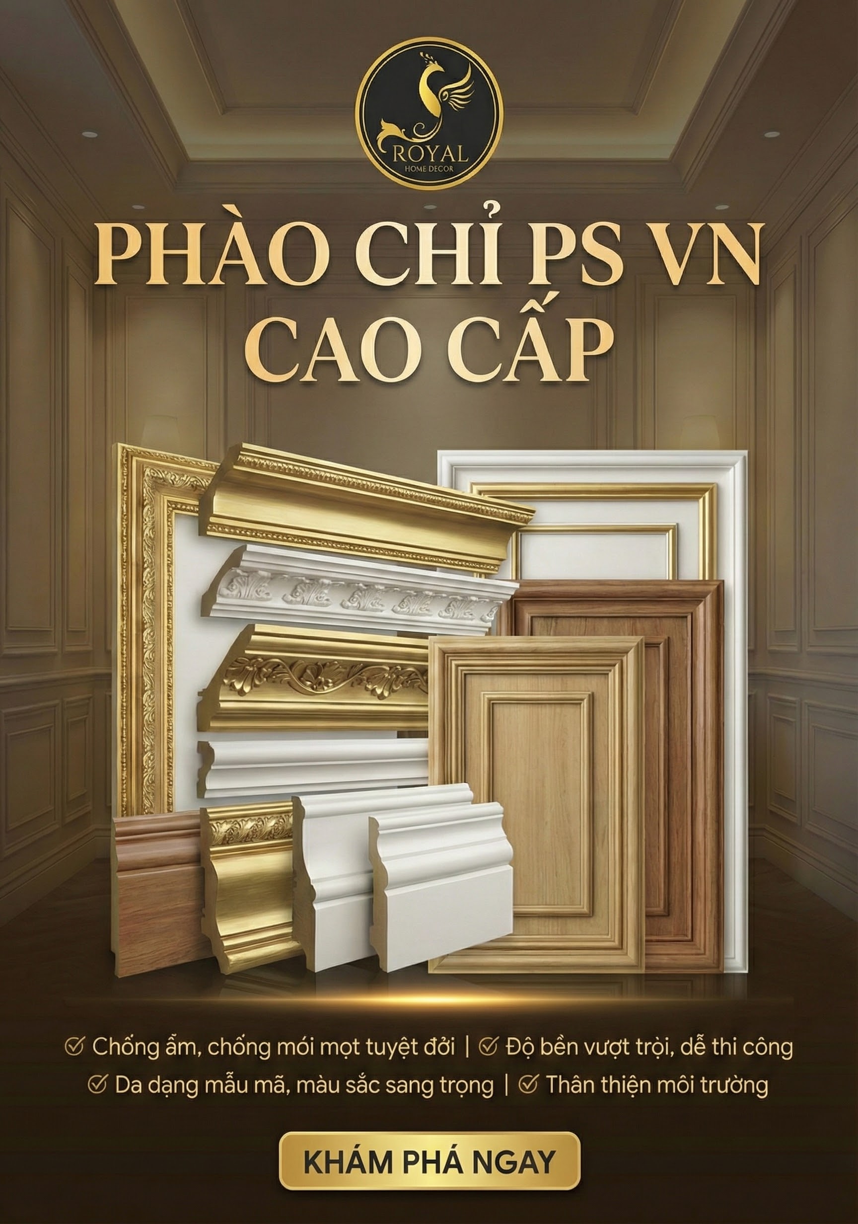 Top 3 Đơn Vị Nhập Khẩu Và Phân Phối Phào Chỉ Xây Dựng Đa Dạng Mẫu Mã – Giải Pháp Hoàn Thiện Không Gian