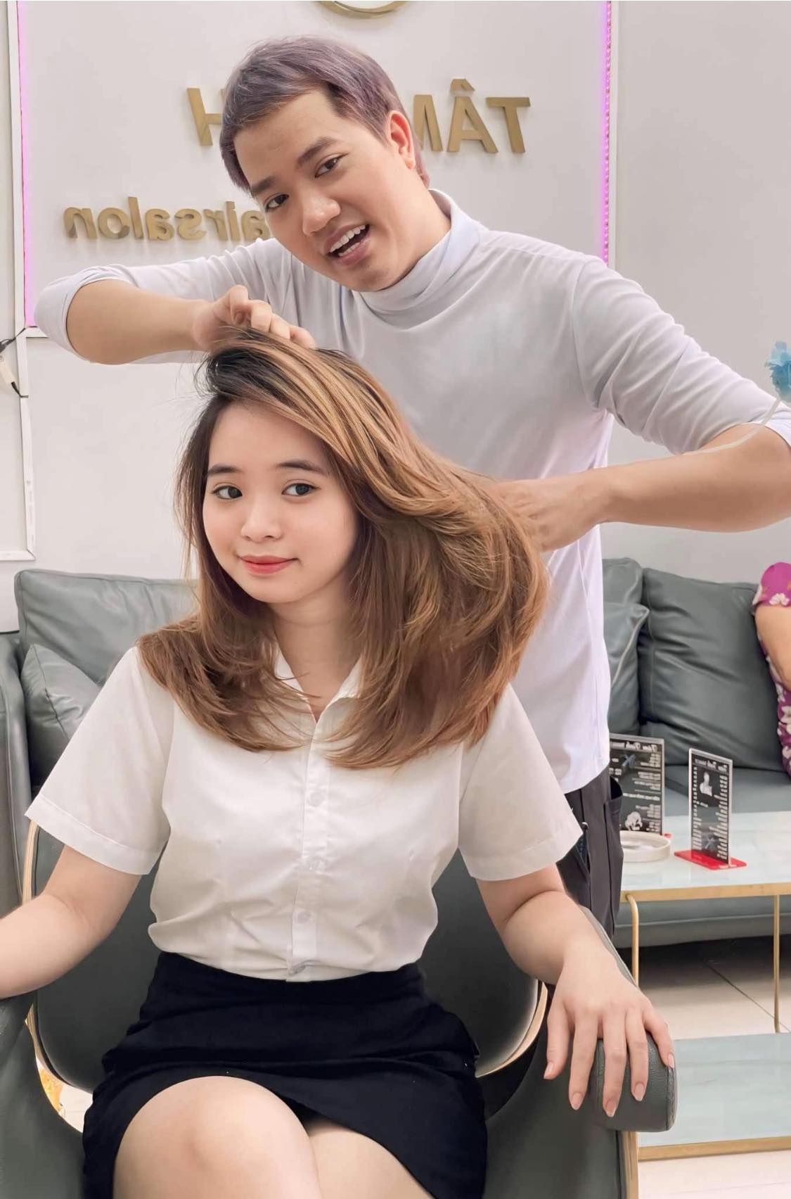 Nhuộm Tóc Đẹp Tự Nhiên Tại Tâm Tình Hair Salon – An Toàn, Lên Màu Chuẩn
