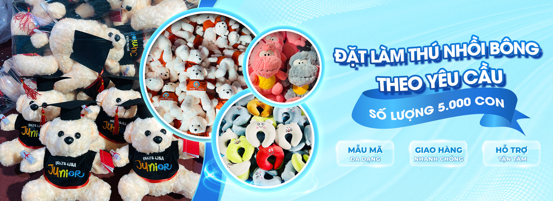 Top 3 Công Ty Thú Nhồi Bông Tại TP.HCM Được Khách Hàng Yêu Thích Nhất