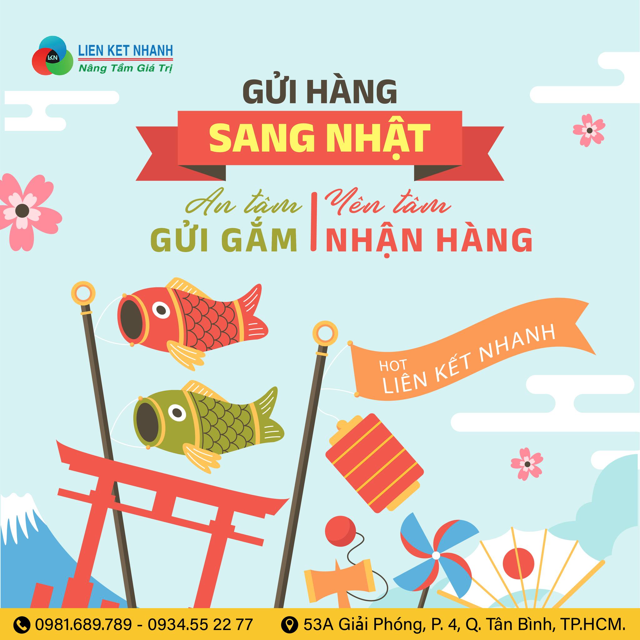 CÔNG TY TNHH TMDV GIAO NHẬN QUỐC TẾ LIÊN KẾT NHANH - DỊCH VỤ GỬI HÀNG ĐI NHẬT BẢN NHANH CHÓNG, AN TOÀN