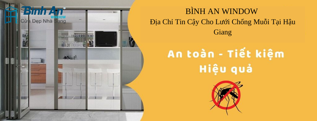 BÌNH AN WINDOW - Địa Chỉ Tin Cậy Cho Lưới Chống Muỗi Tại Hậu Giang