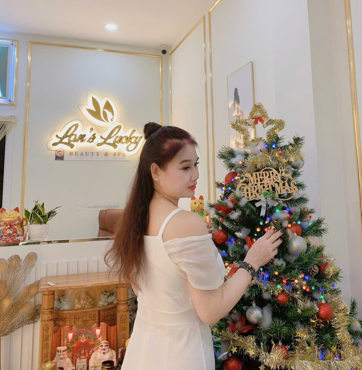 Lan'sLucky Spa Sử dụng sản phẩm chất lượng cao