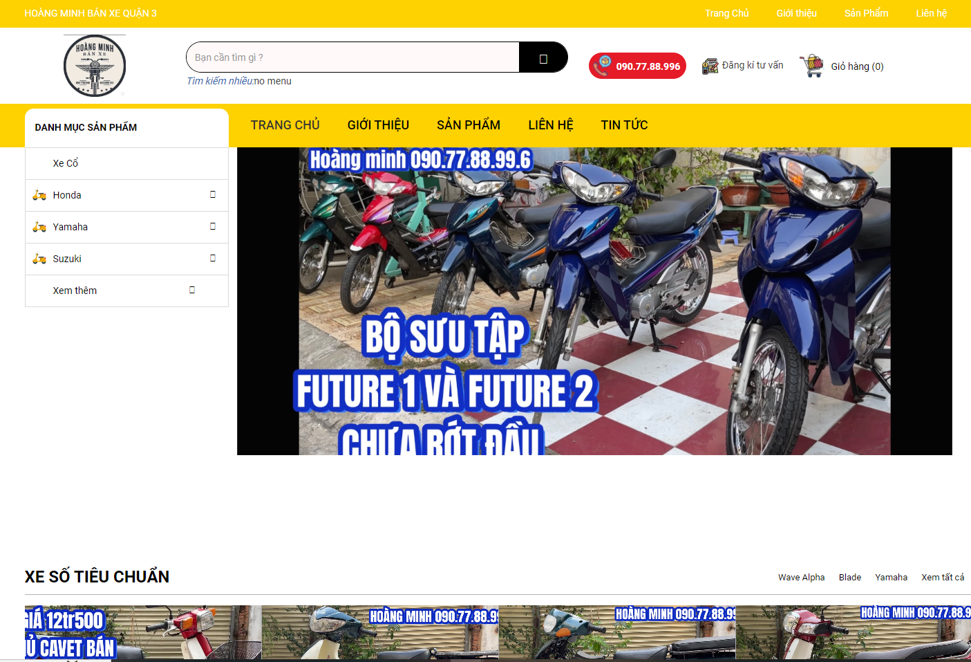 Cửa hàng xe máy cũ Hoàng Minh - Nơi bạn trao gửi niềm tin