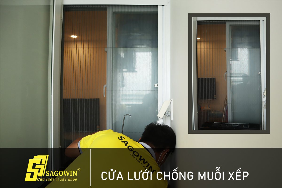 Top 3 Công ty cửa lưới chống muỗi Nghệ An - Thương hiệu cửa lưới sagowin