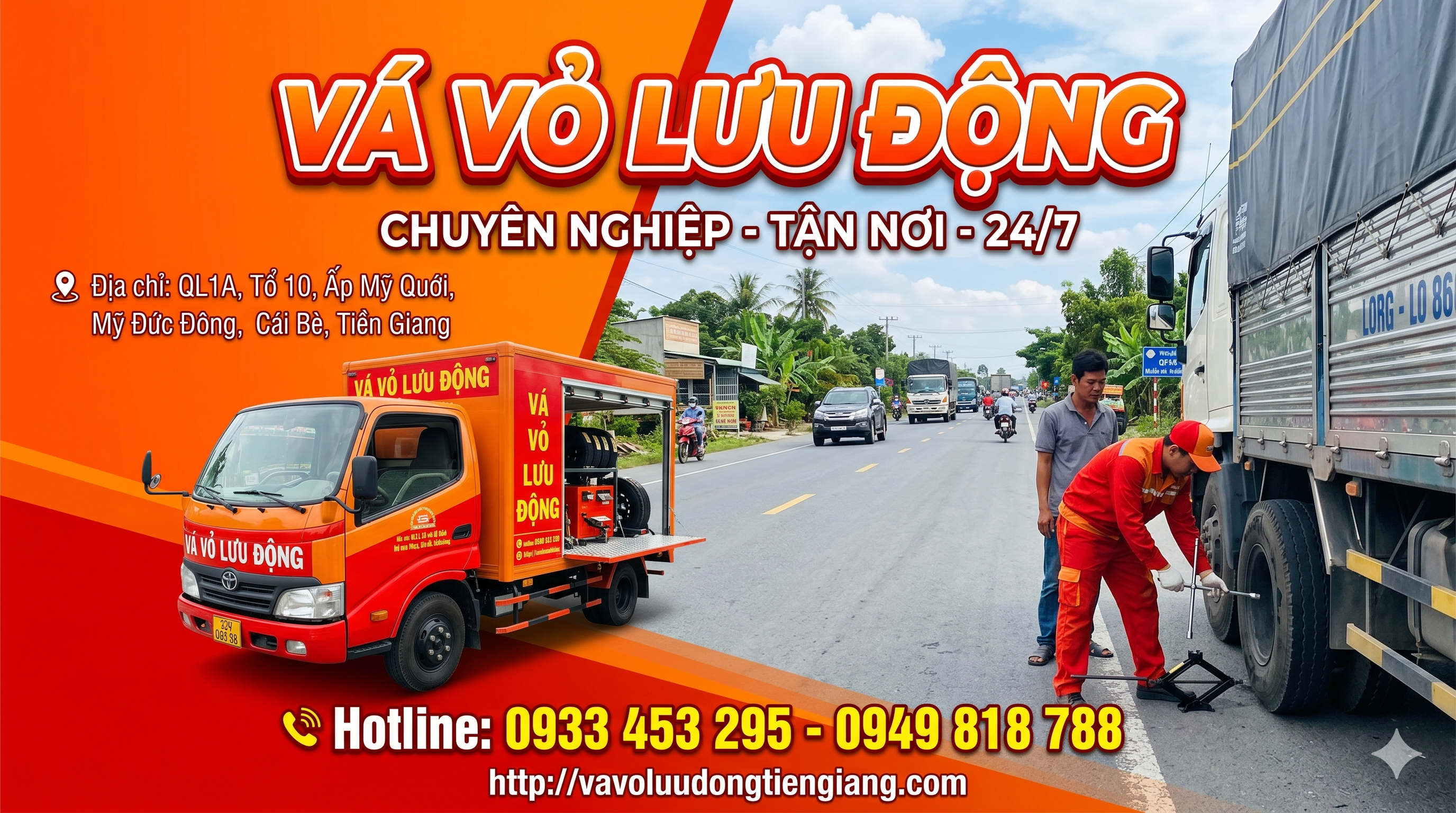 Review Top 3 Dịch Vụ Vá Vỏ Lưu Động Nhanh Chóng Và Uy Tín Tại Tiền Giang