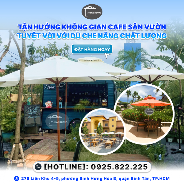 TOP 3 XƯỞNG SẢN XUẤT DÙ CHE UY TÍN, CHẤT LƯỢNG QUẬN BÌNH TÂN 