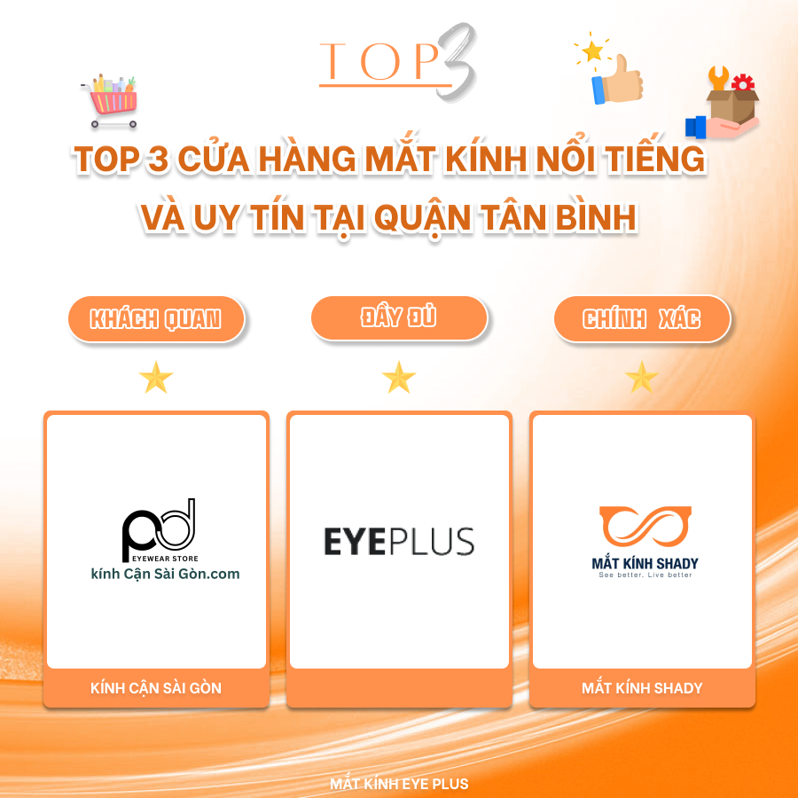 TOP 3 CỬA HÀNG MẮT KÍNH NỔI TIẾNG VÀ UY TÍN TẠI QUẬN TÂN BÌNH