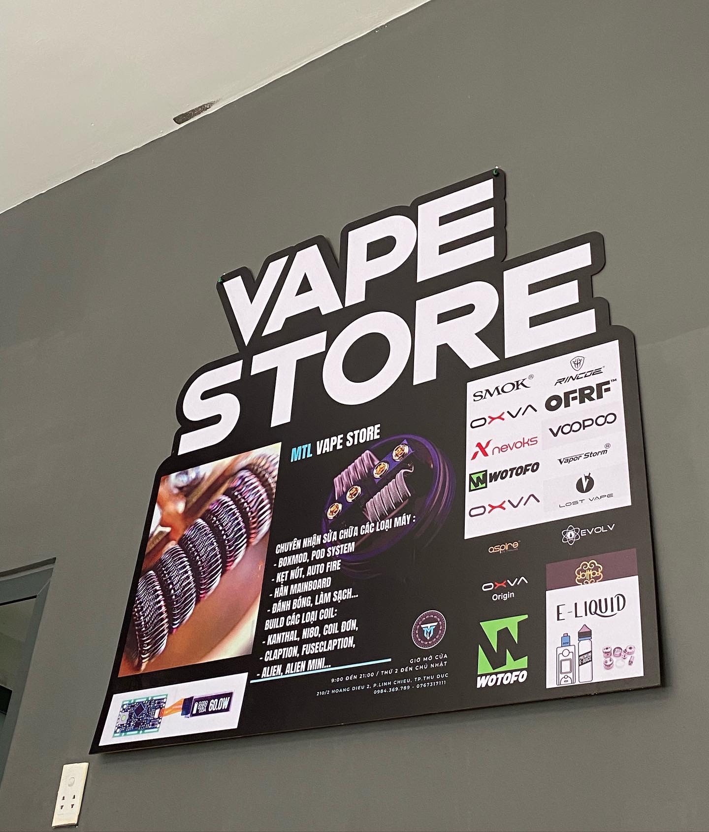 Top 3 Cửa hàng thuốc lá điện tử chính hãng tại Thủ Đức