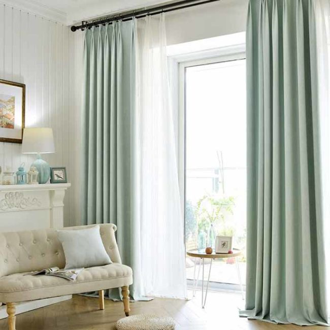 Rèm vải đẹp cho phòng khách 01