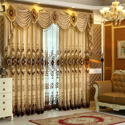 Rèm vải đẹp cho phòng khách 04