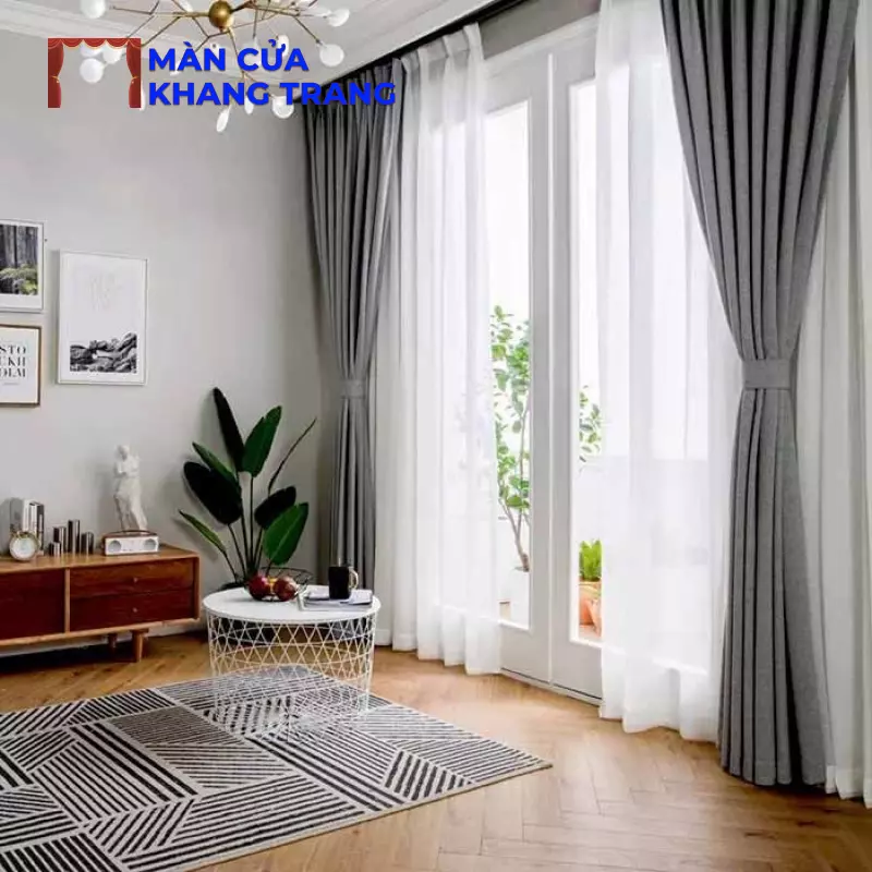 Rèm vải đẹp cho phòng khách 03