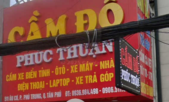 Top 3 cửa hàng cầm đồ uy tín tại Quận Tân Phú – Thủ tục nhanh chóng, bảo mật, lãi suất hợp lý