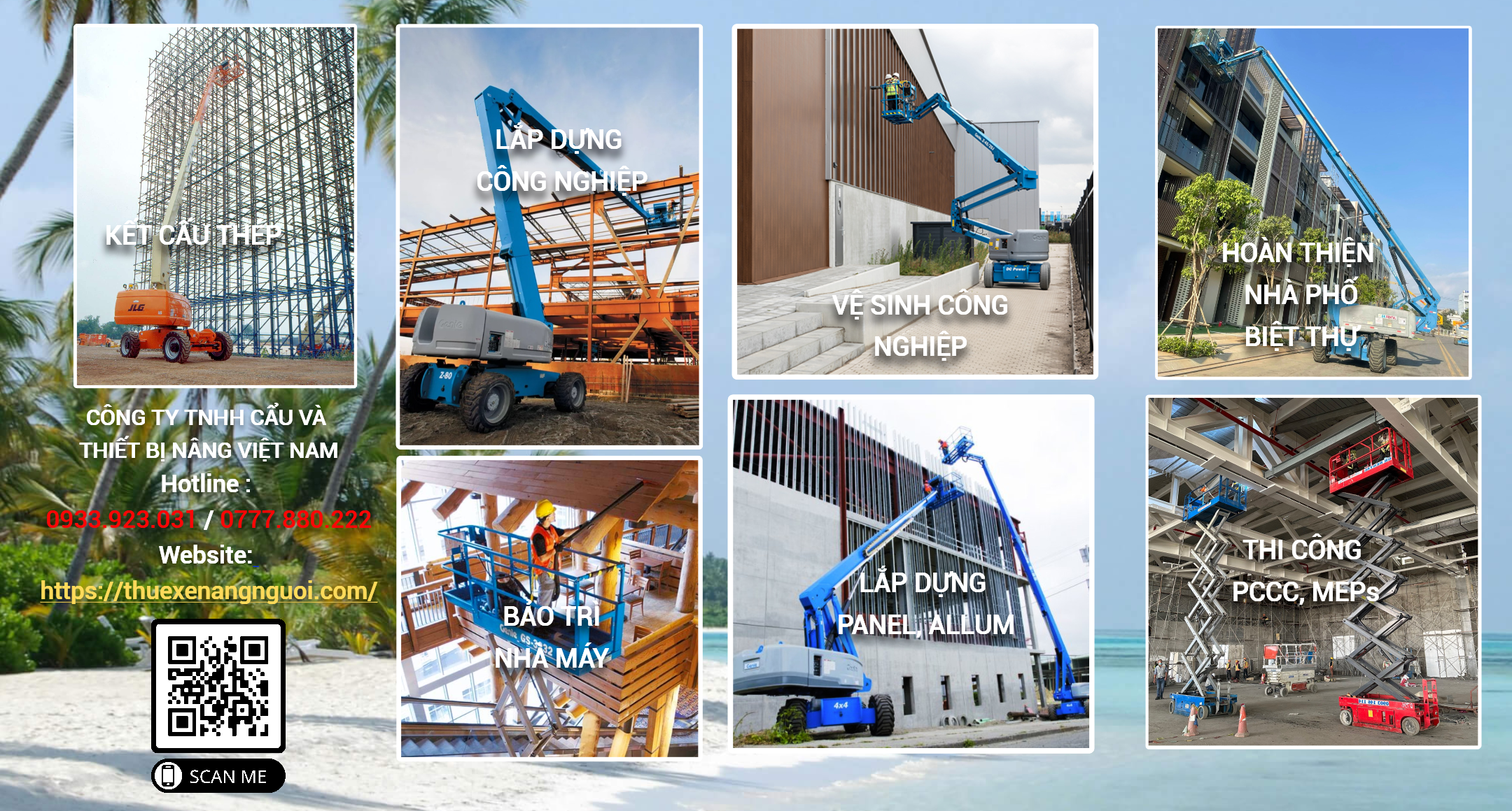 Top 3 công ty chuyên cho thuê xe nâng người đa dạng, chuyên nghiệp nhất TP.HCM