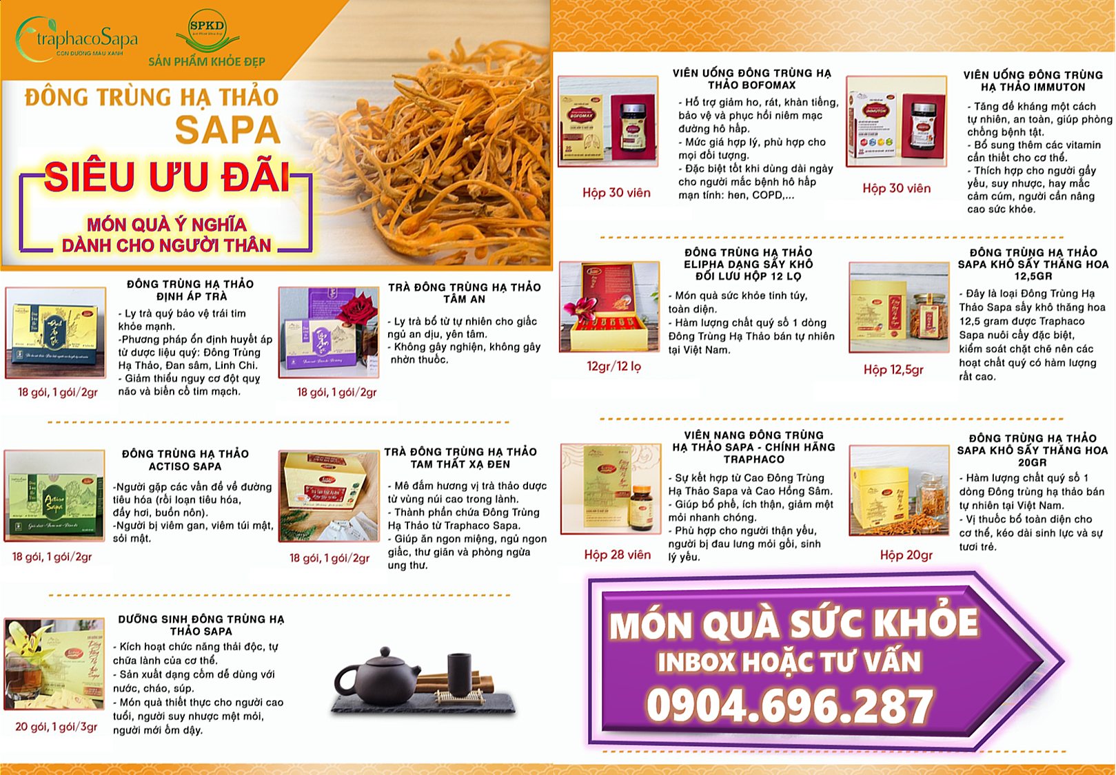TOP 3 CỬA HÀNG ĐÔNG TRÙNG HẠ THẢO UY TÍN GIÁ RẺ NHẤT HỒ CHÍ MINH 