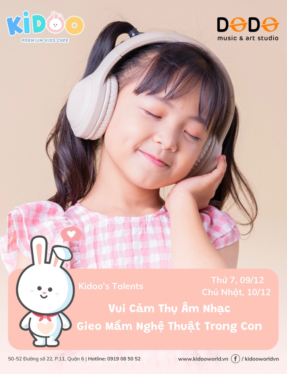 Địa điểm đào tạo, giảng dạy về âm nhạc uy tín nhất Quận 6 - Trường Dodo Music & Art Studio