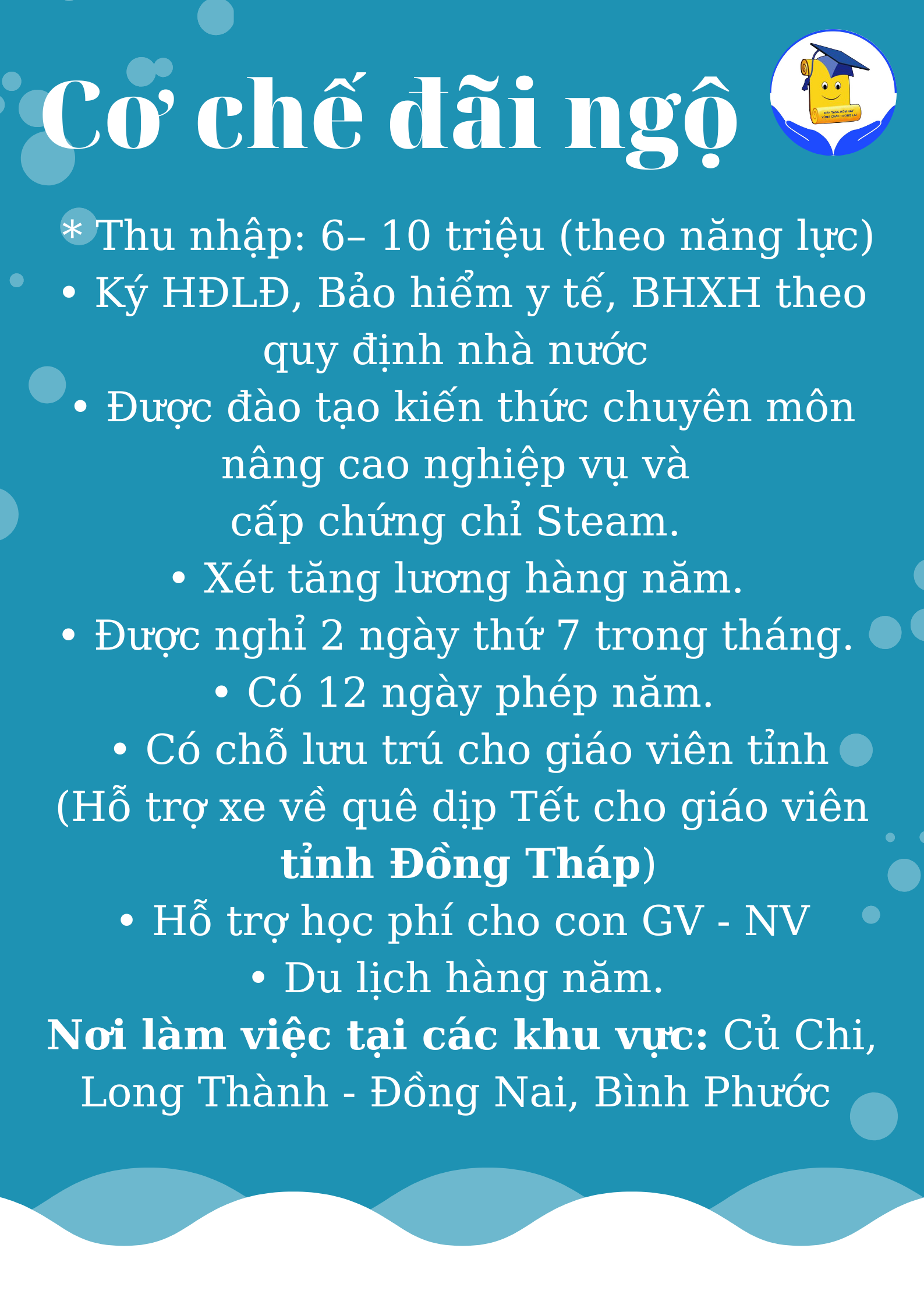Tuyển Dụng Giáo Viên Mầm Non Tại Củ Chi - Hệ Thống Cơ Sở Bé Thông Minh