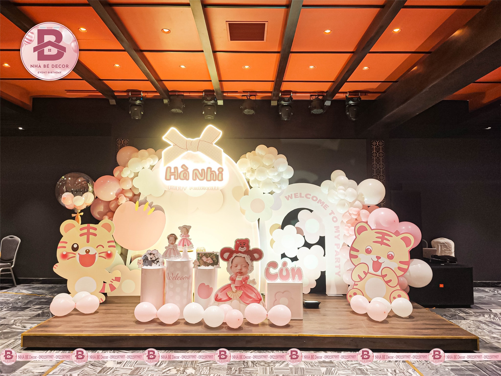 Gợi Ý Trang Trí Đầy Tháng Siêu Xinh Cho Bé Yêu