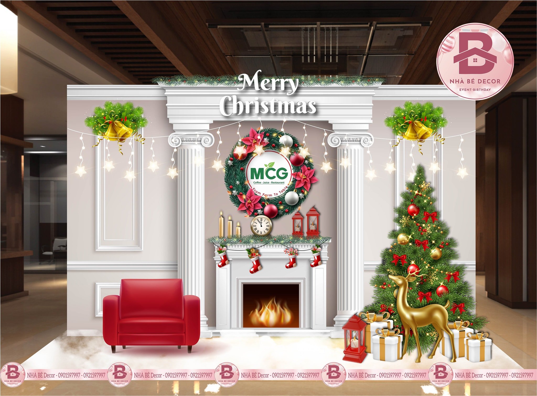 Gói Decor Giáng Sinh Trọn Gói – Đẹp Chuẩn Concept