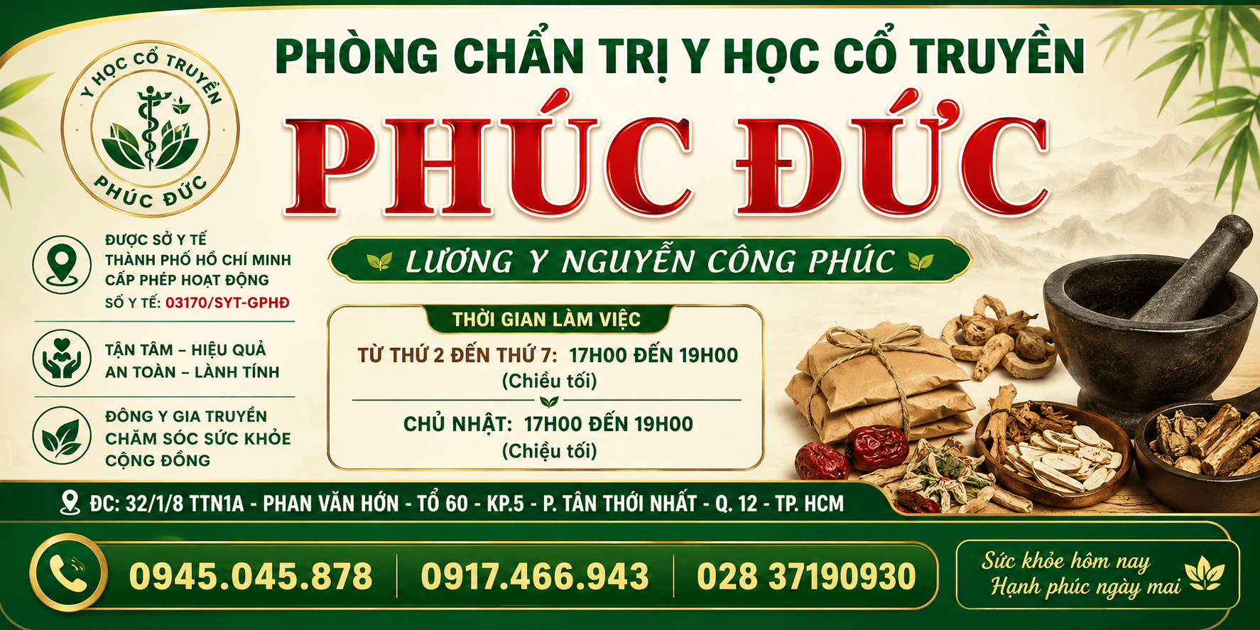 Top 3 Phòng Khám Y Học Cổ Truyền Uy Tín, Chất Lượng Tại Quận 12