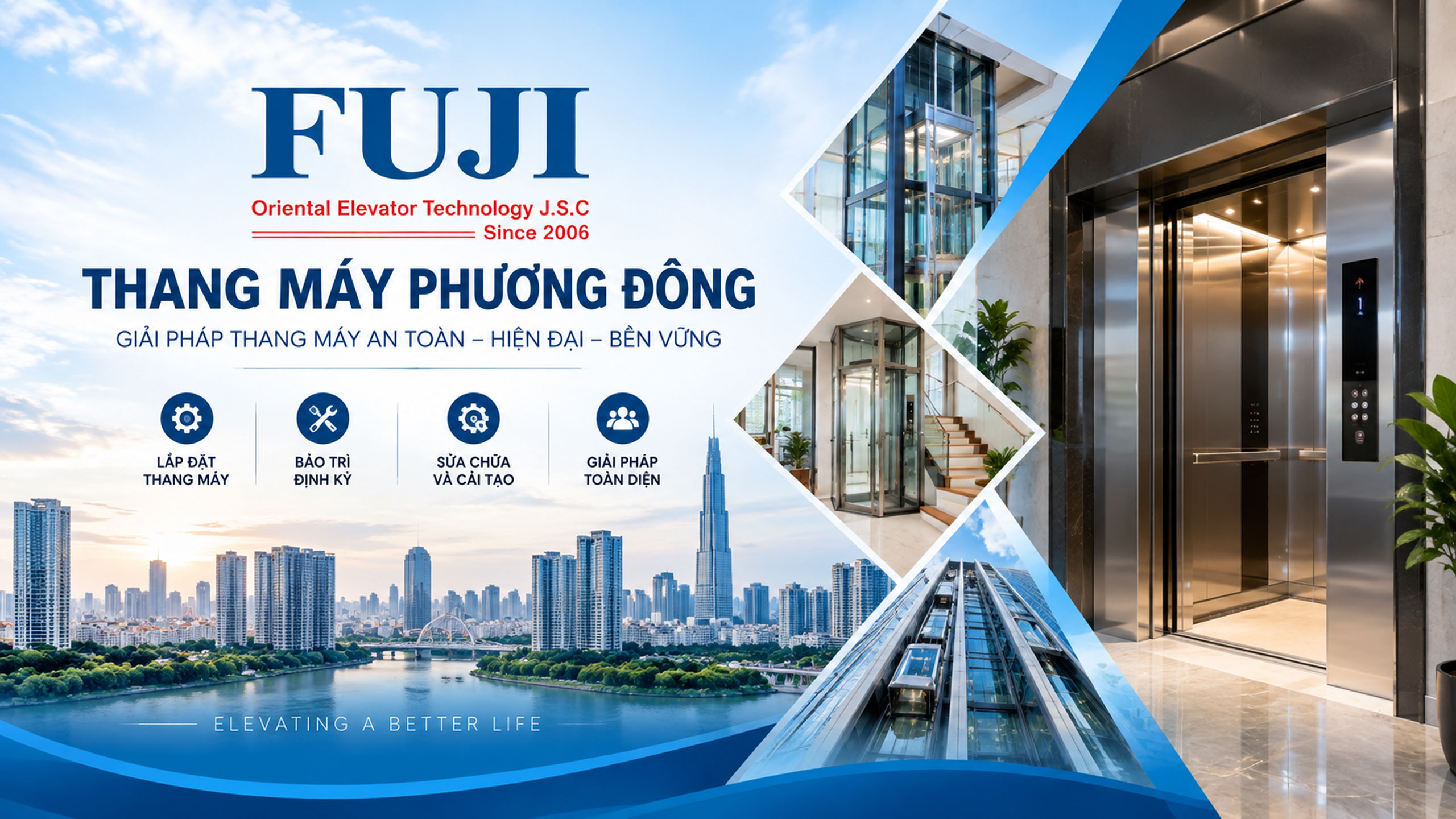 Top 3 đơn vị cung cấp thang máy Fuji chính hãng tại TP.HCM