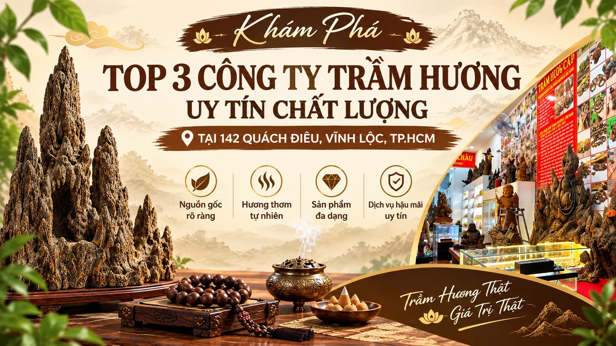 Khám Phá Top 3 Công Ty Trầm Hương Uy Tín Chất Lượng Tại 142 Quách Điêu, Vĩnh Lộc, TP.HCM