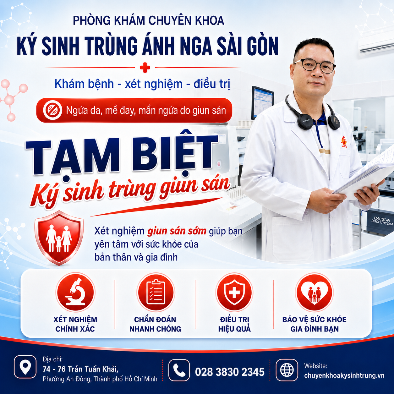 Top 3 phòng khám trị bệnh sán chó uy tín tại Sài Gòn