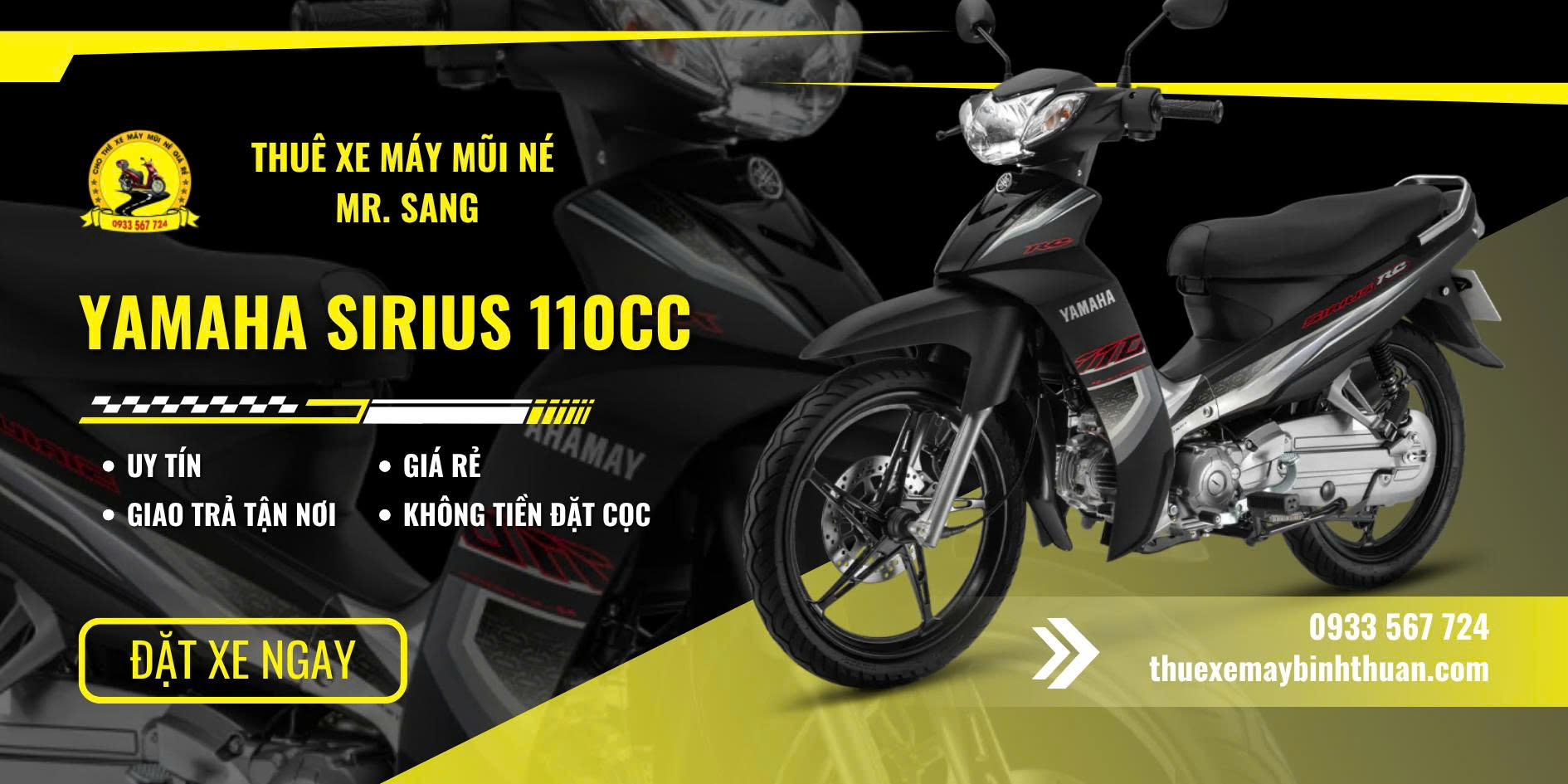 Top địa điểm thuê xe máy uy tín tại Phan Thiết du khách tin chọn